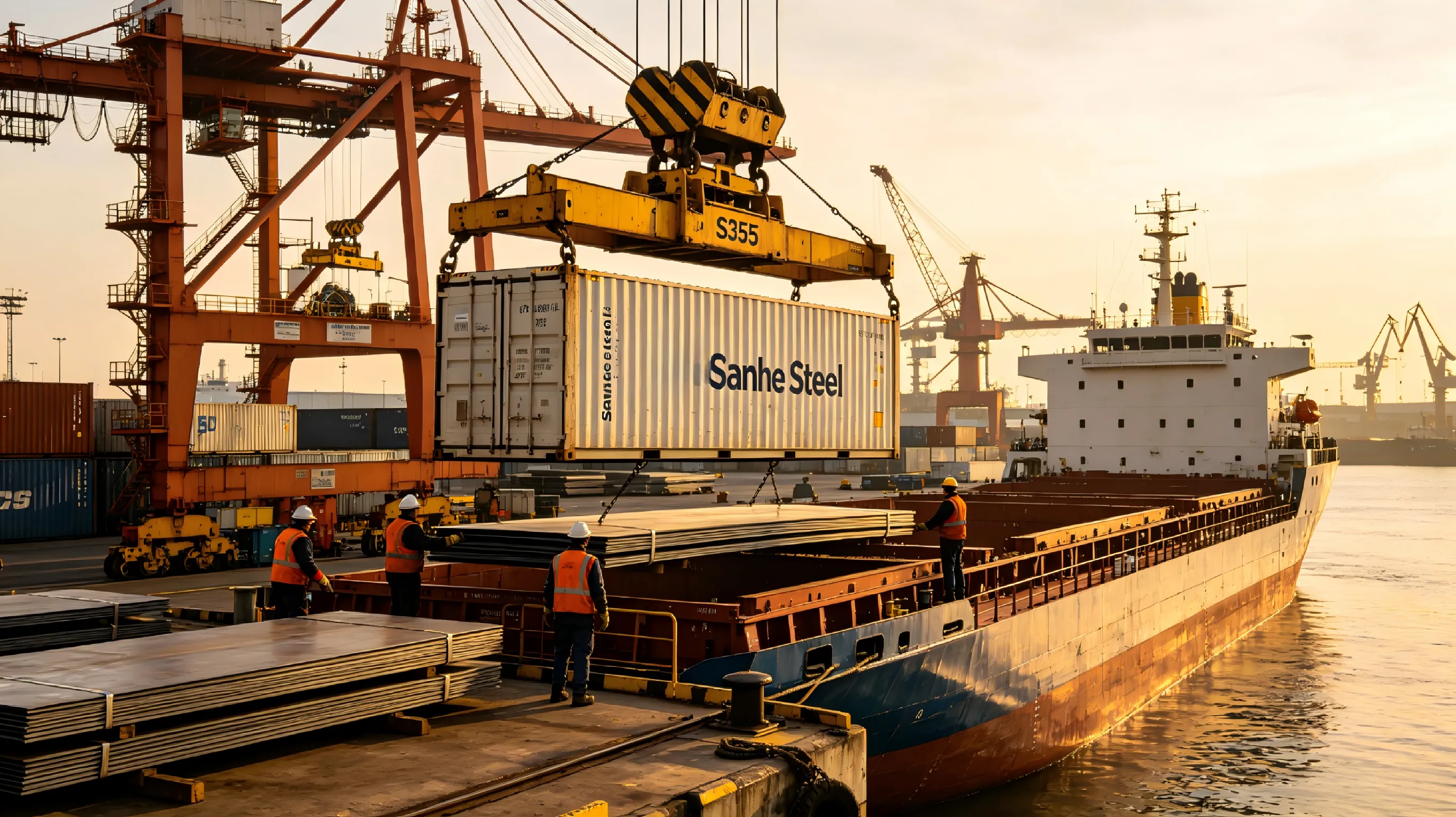 Sanhe Steel toimitti erän S355 teräslevyjä Euroopan siltaprojektiin